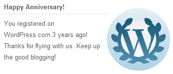 wordpress anniversary